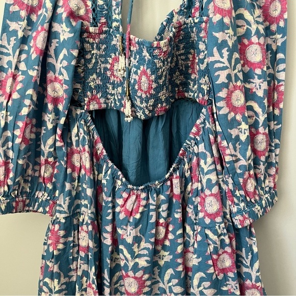 Free People Sacha River Combo Floral Print Mini Dress Size Small - Picture 13 of 15